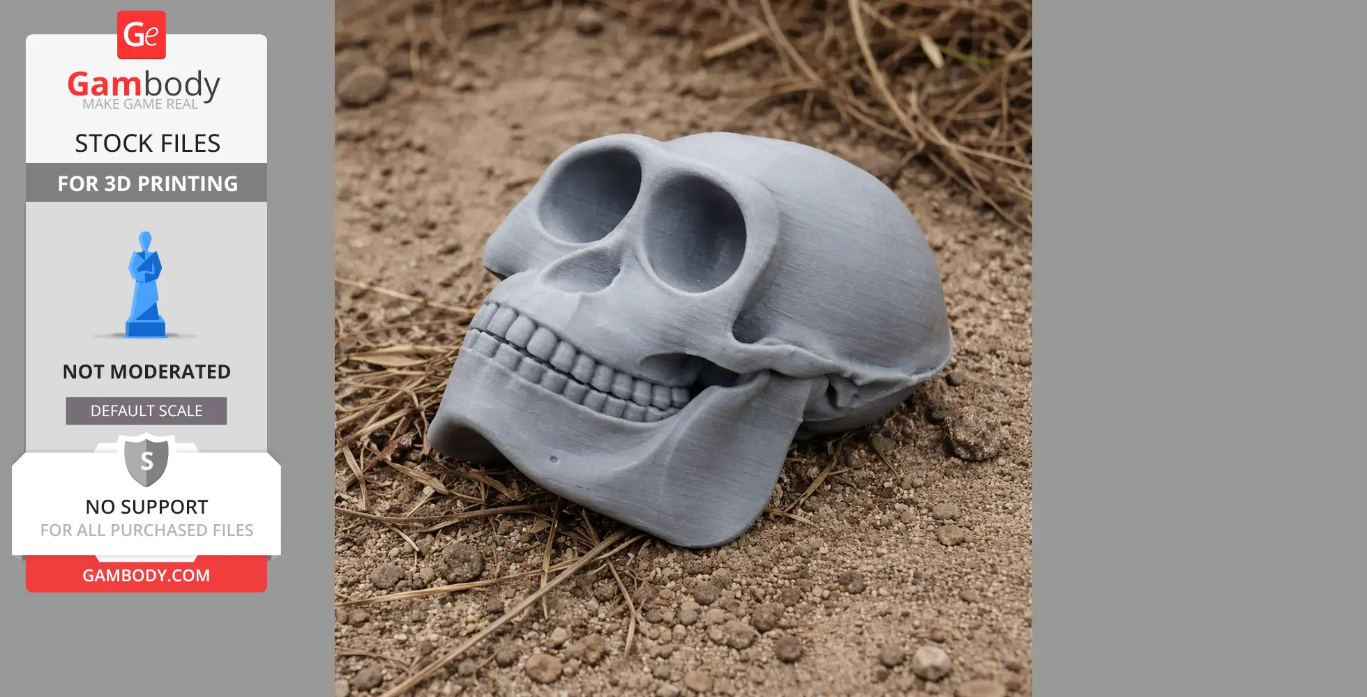 Hanuman Langur Skull - Skull Replica STL