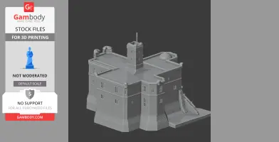 Morpeth Castle - Architecture STL