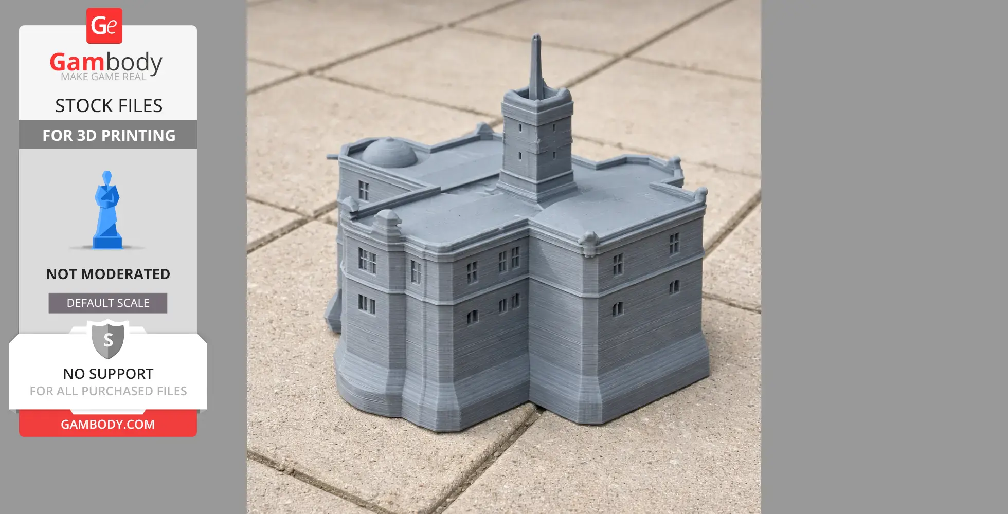 Morpeth Castle - Architecture STL