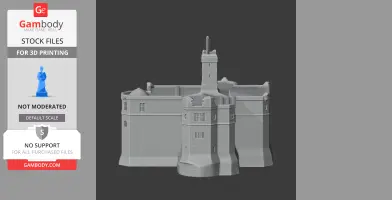 Morpeth Castle - Architecture STL