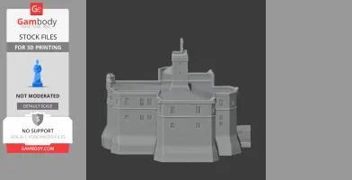 Morpeth Castle - Architecture STL