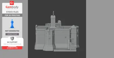Morpeth Castle - Architecture STL