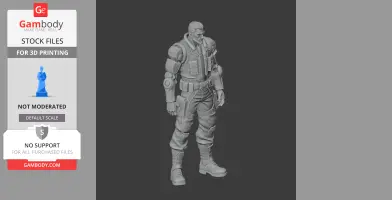 Breach - Valorant Figurine - Character Figure STL