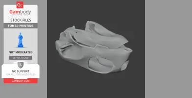 Hawksbill Turtle Skull - Skull Replica STL