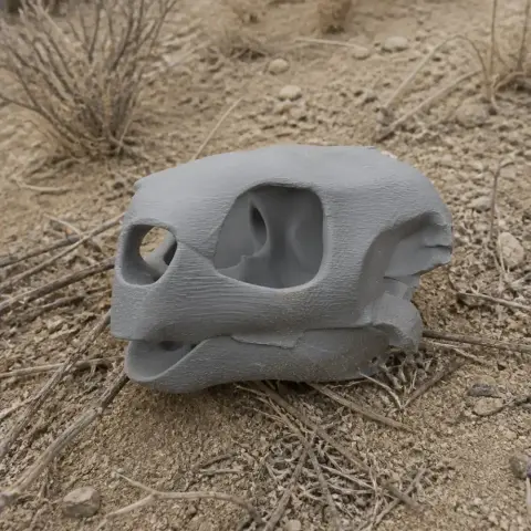 Hawksbill Turtle Skull - Skull Replica STL
