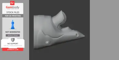 Helicoprion Skull - Skull Replica STL