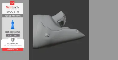 Helicoprion Skull - Skull Replica STL