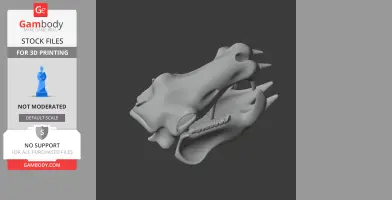 Hippopotamus Skull - Skull Replica STL