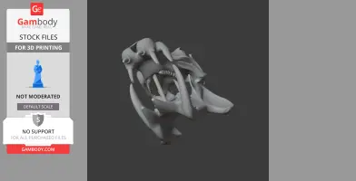 Hippopotamus Skull - Skull Replica STL