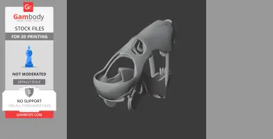 Gorgonops Skull - Skull Replica STL