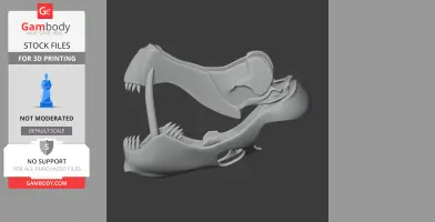 Gorgonops Skull - Skull Replica STL