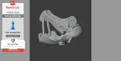 Gorgonops Skull - Skull Replica STL