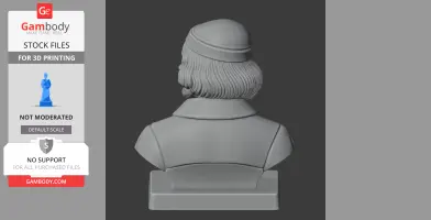 Nicolaus Copernicus Bust - Historical Warrior STL