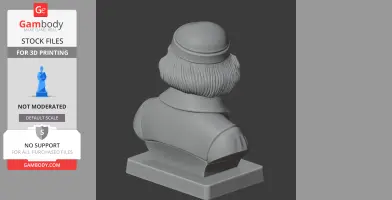 Nicolaus Copernicus Bust - Historical Warrior STL