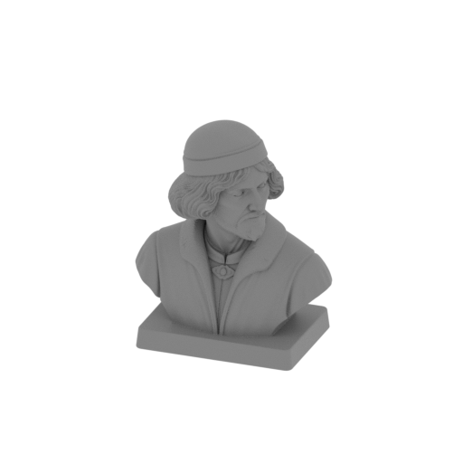 Nicolaus Copernicus Bust.stl