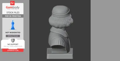 Nicolaus Copernicus Bust - Historical Warrior STL