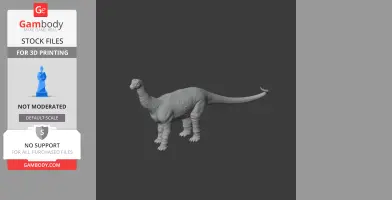 Vulcanodon - Prehistoric Animal STL