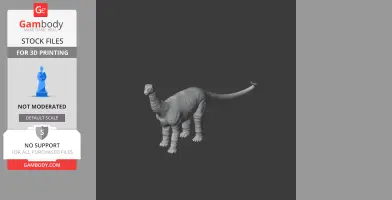 Vulcanodon - Prehistoric Animal STL