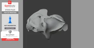 Gorilla Skull - Skull Replica STL