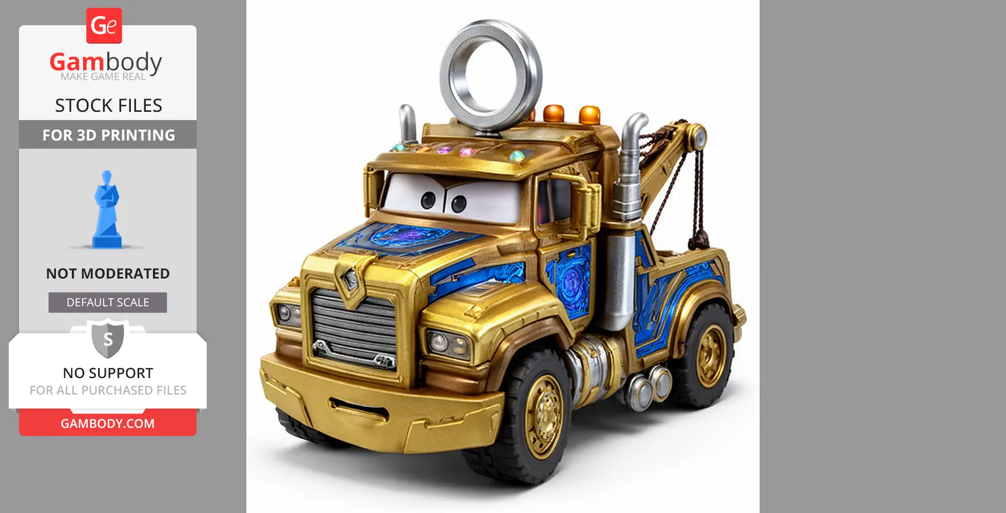 Mater Thanos Ring Figure - Mashup Figure STL