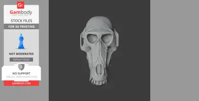 Hamadryas Baboon Skull - Skull Replica STL