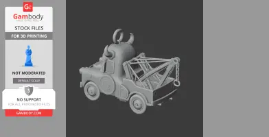 Mater Viking Ring Figure - Mashup Figure STL