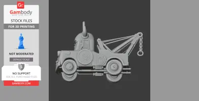 Mater Viking Ring Figure - Mashup Figure STL