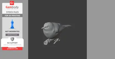 White-eye Bird - Prehistoric Animal STL