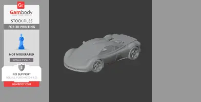 Audi Avus quattro - Scale Vehicle STL