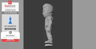 Brock - Brawl Stars Figurine - Character Figure STL