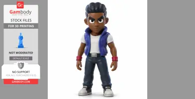 Brock - Brawl Stars Figurine - Character Figure STL