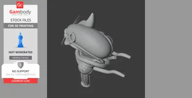 Tom Cat Alien Xenomorph Ring Figure - Mashup Figure STL