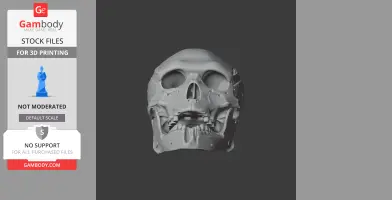 Homo heidelbergensis Skull - Skull Replica STL