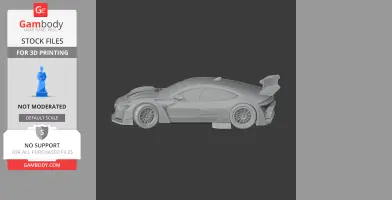 Audi e-tron Vision Gran Turismo - Scale Vehicle STL