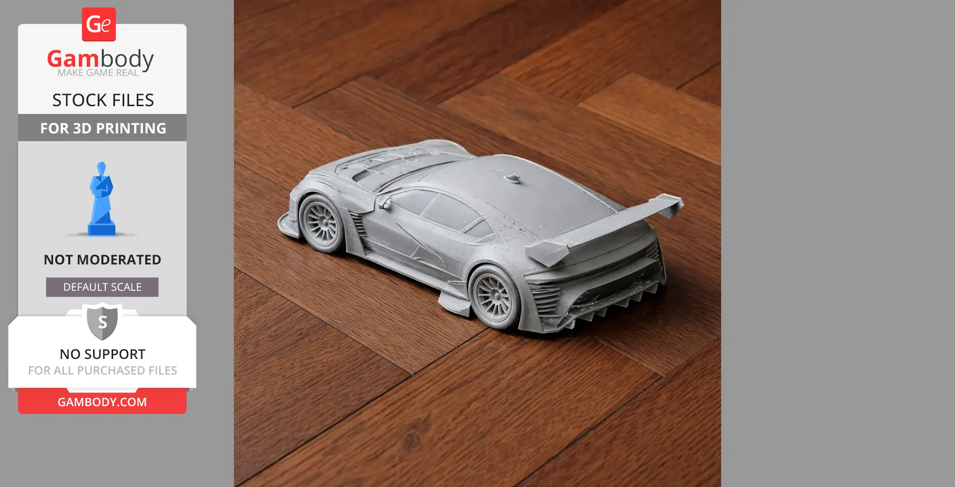 Audi e-tron Vision Gran Turismo - Scale Vehicle STL