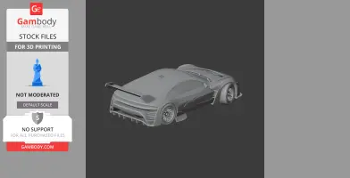 Audi e-tron Vision Gran Turismo - Scale Vehicle STL