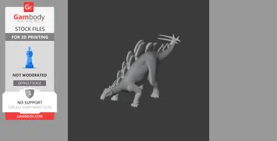 Wuerhosaurus - Prehistoric Animal STL