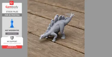 Wuerhosaurus - Prehistoric Animal STL