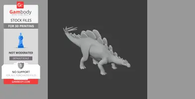 Wuerhosaurus - Prehistoric Animal STL