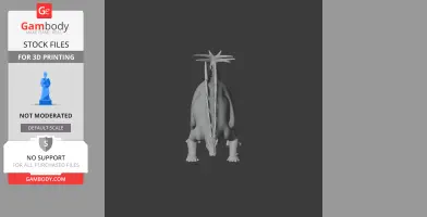 Wuerhosaurus - Prehistoric Animal STL
