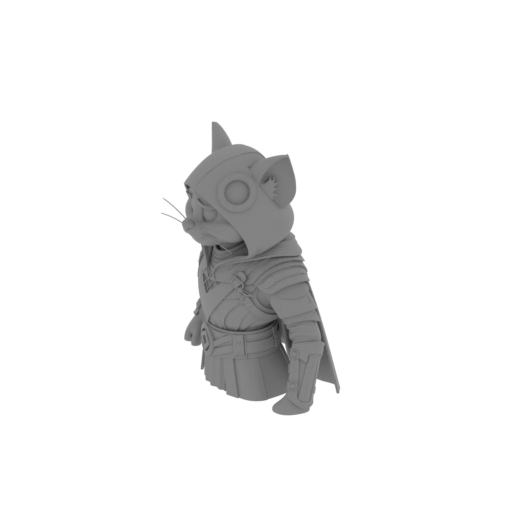 Tom Cat Assassin Ring Figure.stl