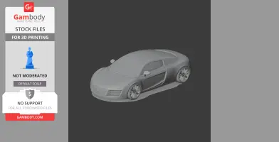 Audi Le Mans quattro - Scale Vehicle STL