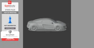 Audi Le Mans quattro - Scale Vehicle STL