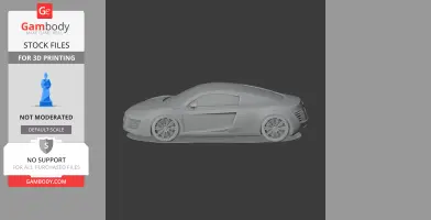 Audi Le Mans quattro - Scale Vehicle STL