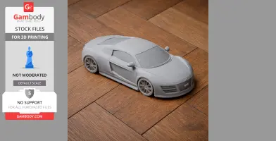 Audi Le Mans quattro - Scale Vehicle STL