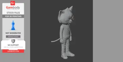 Bruce - Night in the Woods Figurine - Character Figure STL