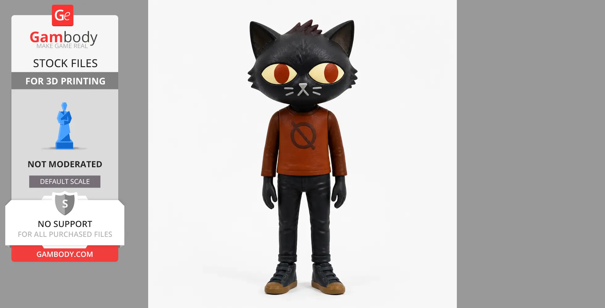 Bruce - Night in the Woods Figurine - Character Figure STL