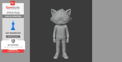 Bruce - Night in the Woods Figurine - Character Figure STL