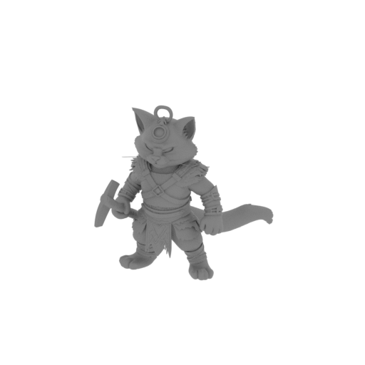 Tom Cat Barbarian Ring Figure.stl