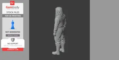 Building Plan - Rust Figurine - Character Figure STL